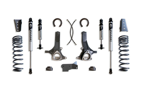 MaxTrac 6.5" Lift Kit (Vulcan Ifp Shocks) — Grey Powdercoat — V6, 2WD, 5-Lug — 2009-2024 Ram 1500 & 2019-2024 Ram 1500 Classic (K882465V)