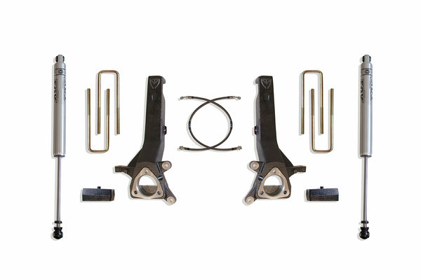 MaxTrac 4" Lift Kit (FOX SHOCKS) — Grey Powdercoat, 2WD (K885342F)