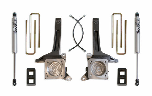 MaxTrac 3.5" Lift Kit (FOX SHOCKS) — Grey Powdercoat, 2WD (K886732F)