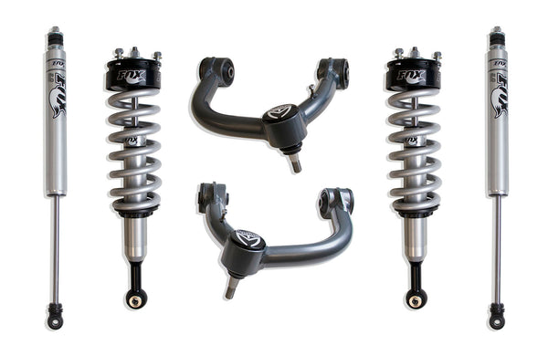 MaxTrac 2.5" Fox Coilover Leveling Kit — Brushed Silver (K886820FC)