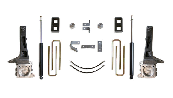 MaxTrac 4" Lift Kit (MAX TRAC SHOCKS) — Grey Powdercoat, 2WD (K886842)