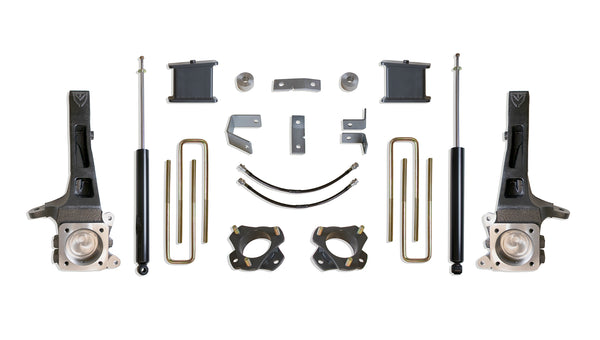 MaxTrac 6.5" Lift Kit (MAX TRAC SHOCKS) — Grey Powdercoat, 2WD (K886864)