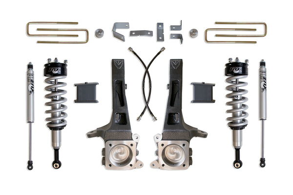 MaxTrac 6.5" Lift Kit (FOX SHOCKS) — Grey Powdercoat, 2WD (K886864F)