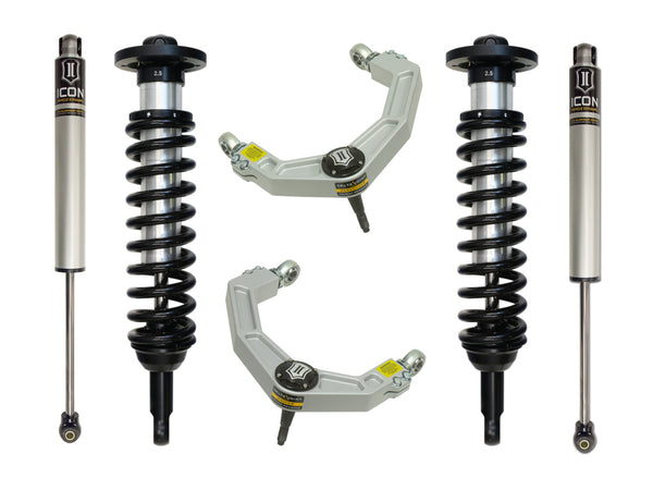 ICON 2009-2013 Ford F-150 4WD, 0-2.63" Lift, Stage 2 Suspension System, Billet