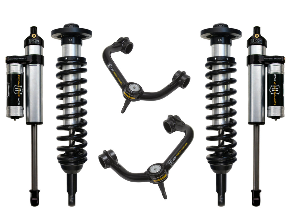 ICON 2009-2013 Ford F-150 4WD, 0-2.63" Lift, Stage 3 Suspension System, Tubular