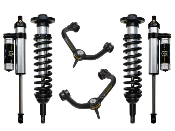 ICON 2009-2013 Ford F-150 4WD, 0-2.63" Lift, Stage 3 Suspension System, Tubular