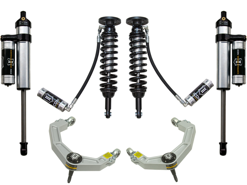 ICON 2009-2013 Ford F-150 4WD, 1.75-2.63" Lift, Stage 4 Suspension System, Billet