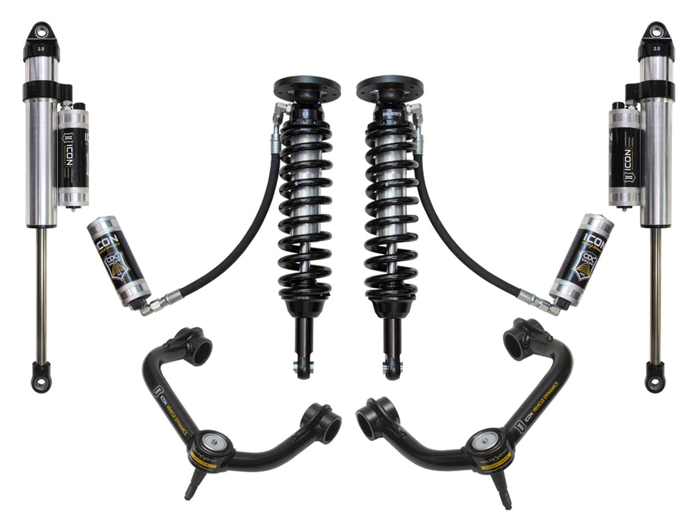ICON 2009-2013 Ford F-150 4WD, 1.75-2.63" Lift, Stage 5 Suspension System, Tubular