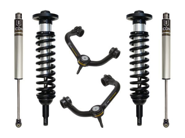 ICON 2009-2013 Ford F-150 2WD, 0-2.63" Lift, Stage 2 Suspension System, Tubular