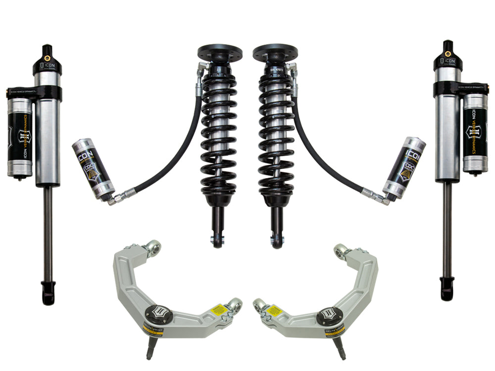 ICON 2009-2013 Ford F-150 2WD, 1.75-2.63" Lift, Stage 4 Suspension System, Billet