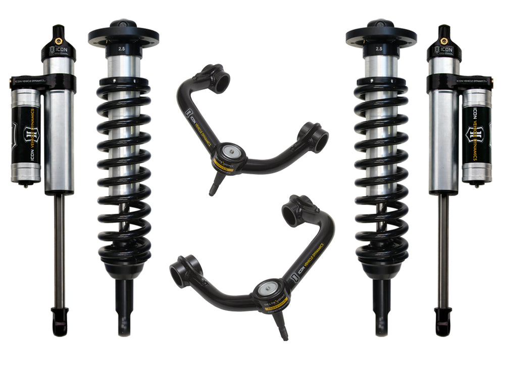 ICON 2004-2008 Ford F-150 2WD, 0-2.63" Lift, Stage 3 Suspension System, Tubular
