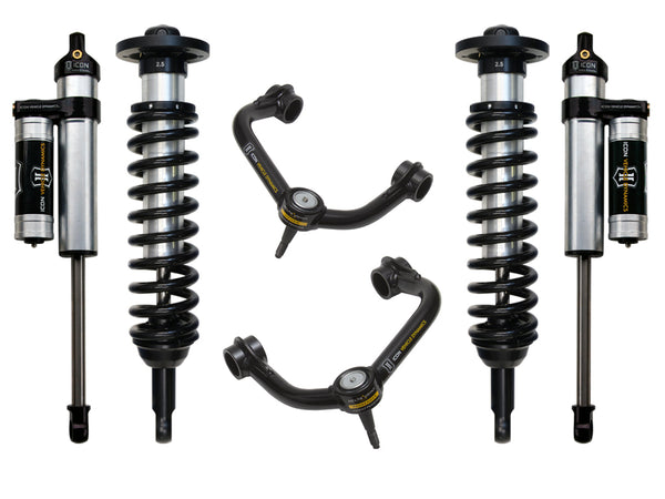 ICON 2004-2008 Ford F-150 2WD, 0-2.63" Lift, Stage 3 Suspension System, Tubular