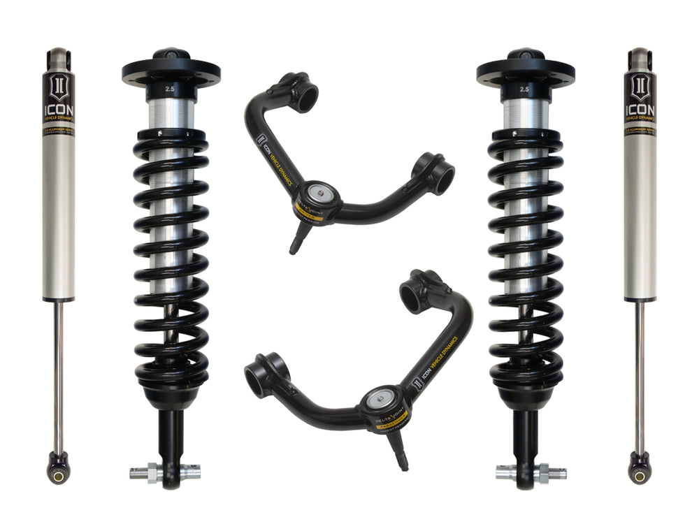 ICON 2014 Ford F-150 2WD, 0-2.63" Lift, Stage 2 Suspension System, Tubular