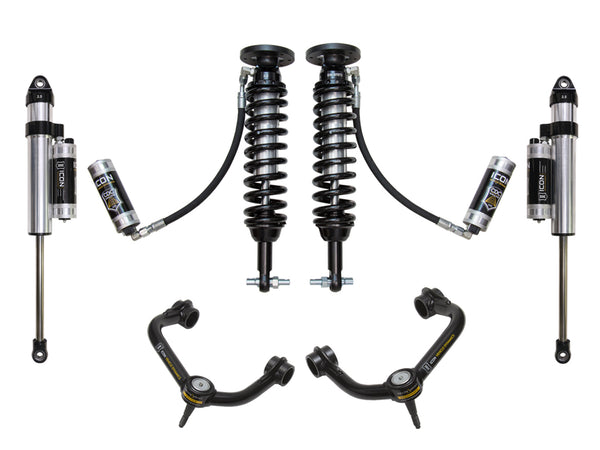 ICON 2014 Ford F-150 2WD, 1.75-2.63" Lift, Stage 4 Suspension System, Tubular (K93075T)