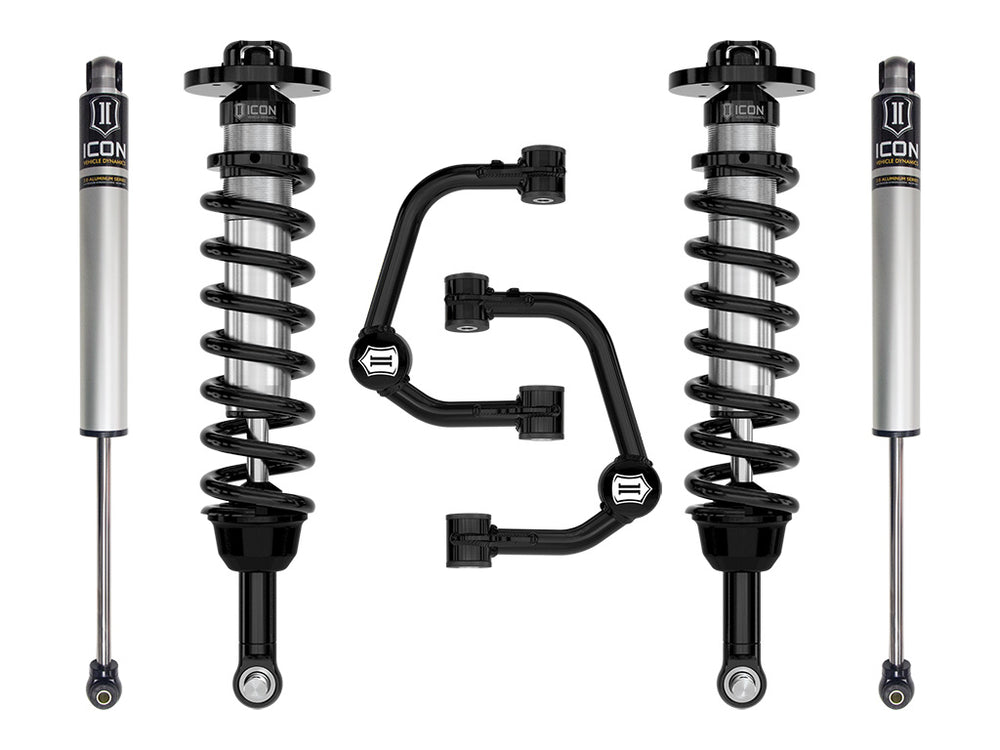ICON 2021-2026 Ford F-150 4WD, 2.75-3.5" Lift, Stage 1 Suspension System, Tubular