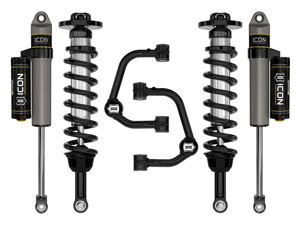 ICON 2021-2026 Ford F-150 4WD, 2.75-3.5" Lift, Stage 2 Suspension System, Tubular
