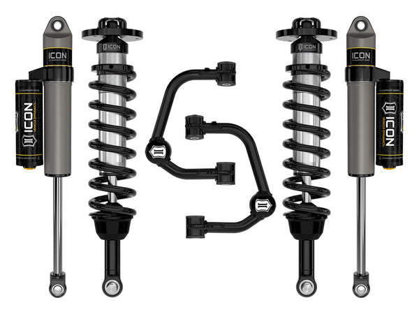 ICON 2021-2026 Ford F-150 4WD, 2.75-3.5" Lift, Stage 2 Suspension System, Tubular