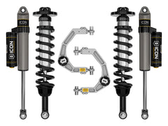 ICON 2021-2026 Ford F-150 4WD, 2.75-3.5" Lift, Stage 2 Suspension System, Billet