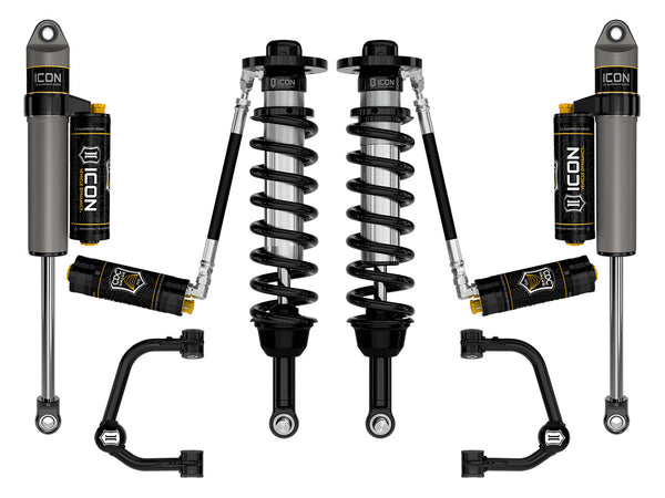 ICON 2021-2026 Ford F-150 4WD, 2.75-3.5" Lift, Stage 4 Suspension System, Tubular, CDCV