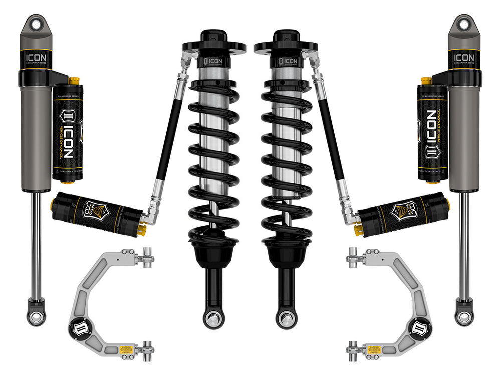 ICON 2021-2026 Ford F-150 4WD, 2.75-3.5" Lift, Stage 4 Suspension System, Billet, CDCV