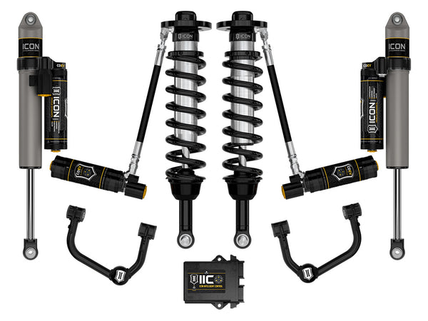 ICON 2021-2026 Ford F-150 4WD, 2.75-3.5" Lift, Stage 5 Suspension System, Tubular