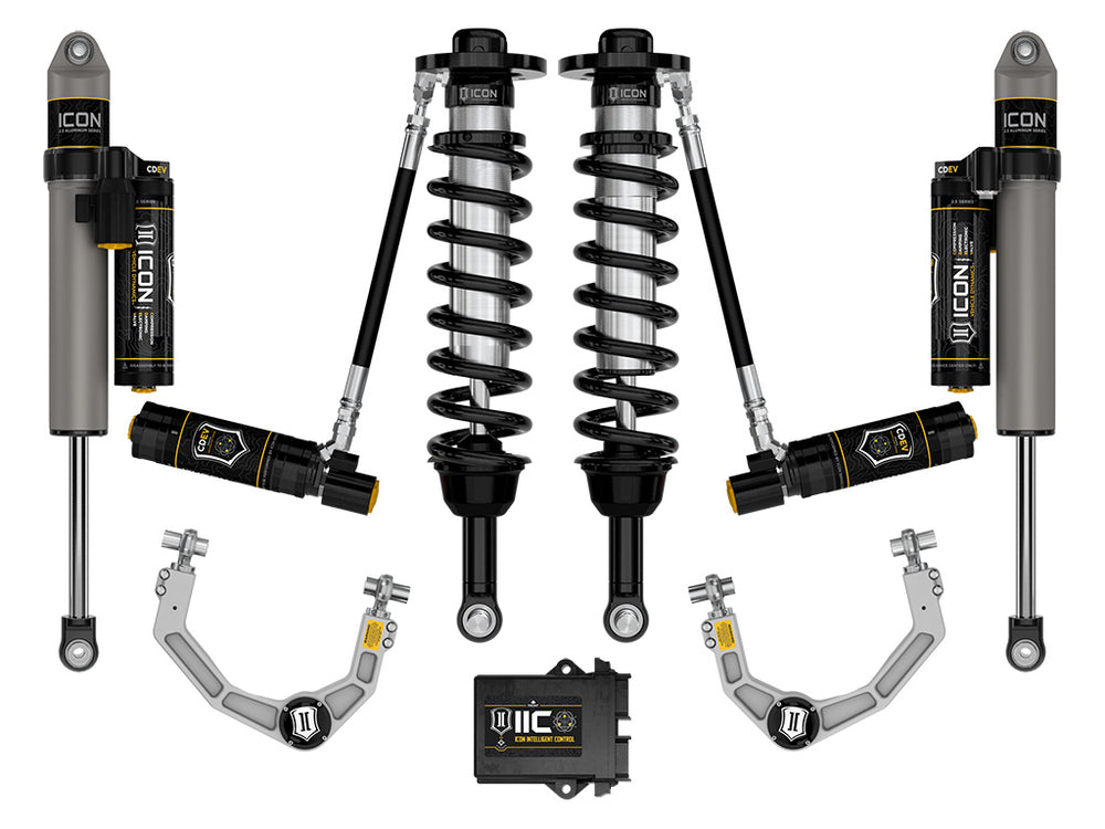 ICON 2021-2026 Ford F-150 4WD, 2.75-3.5" Lift, Stage 5 Suspension System, Billet
