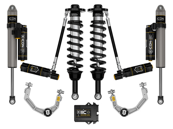 ICON 2021-2026 Ford F-150 4WD, 2.75-3.5" Lift, Stage 5 Suspension System, Billet