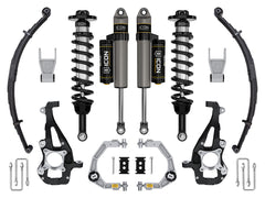 ICON 2021-2026 Ford F-150 4WD, 3.5-4.5" Lift, Stage 2 Suspension System, Billet, w/ Leaf Packs