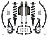 ICON 2021-2026 Ford F-150 4WD, 3.5-4.5" Lift, Stage 2 Suspension System, Tubular, w/ Leaf Packs