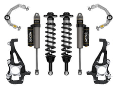 ICON 2021-2026 Ford F-150 4WD, 3.5-4.5" Lift, Stage 2 Suspension System, Billet