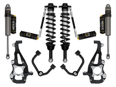 ICON 2021-2026 Ford F-150 4WD, 3.5-4.5" Lift, Stage 4 Suspension System, Tubular, CDCV