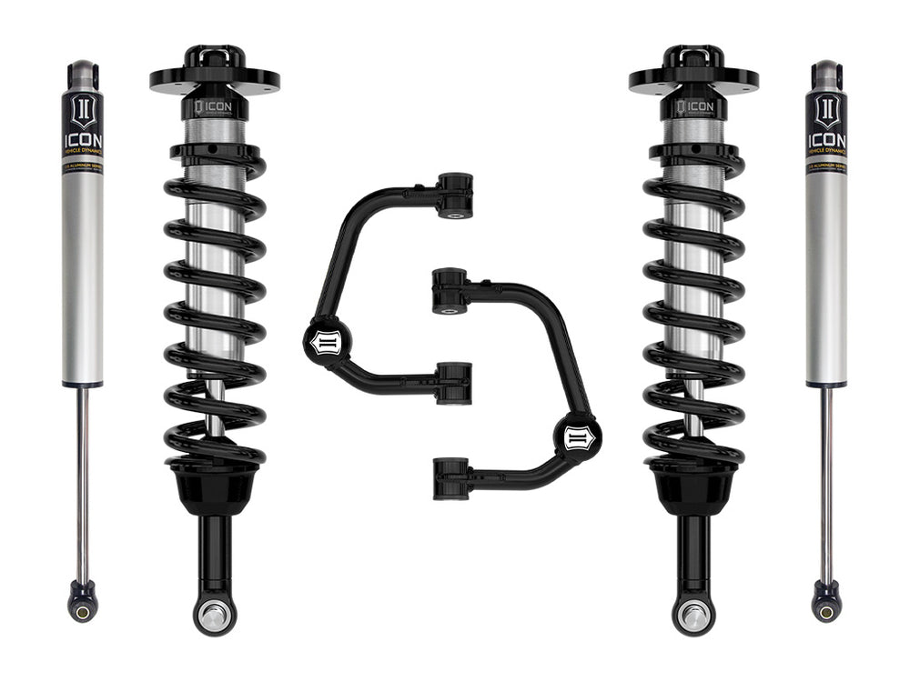ICON 2021-2026 Ford F-150 Tremor, 2.5-3" Lift, Stage 1 Suspension System, Tubular — 4WD