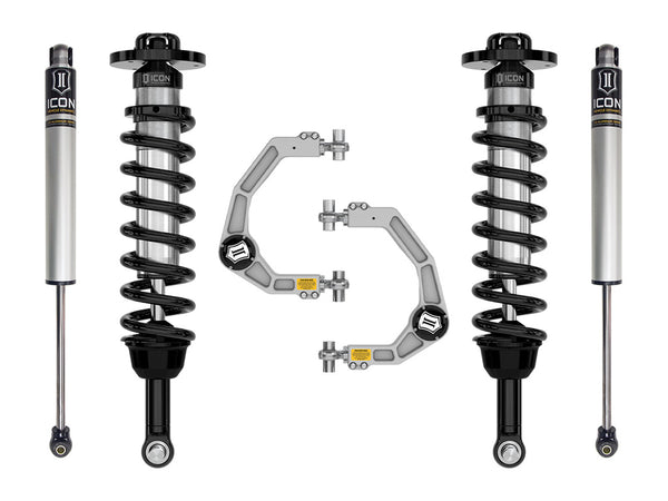ICON 2021-2026 Ford F-150 Tremor, 2.5-3" Lift, Stage 1 Suspension System, Billet — 4WD