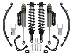 ICON 2021-2025 Ford F-150 Tremor, 2.5-3" Lift, Stage 2 Suspension System, Tubular, w/ Leaf Packs — 4WD