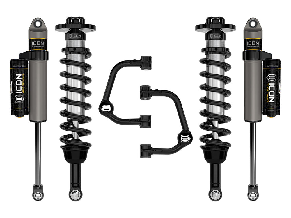 ICON 2021-2025 Ford F-150 Tremor, 2.5-3" Lift, Stage 2 Suspension System, Tubular — 4WD