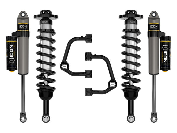 ICON 2021-2025 Ford F-150 Tremor, 2.5-3" Lift, Stage 2 Suspension System, Tubular — 4WD