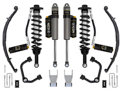 ICON 2021-2025 Ford F-150 Tremor, 2.5-3" Lift, Stage 4 Suspension System, Tubular, CDCV, w/ Leaf Packs