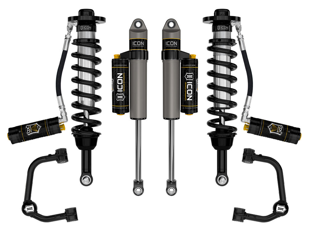 ICON 2021-2025 Ford F-150 Tremor, 2.5-3" Lift, Stage 4 Suspension System, Tubular, CDCV