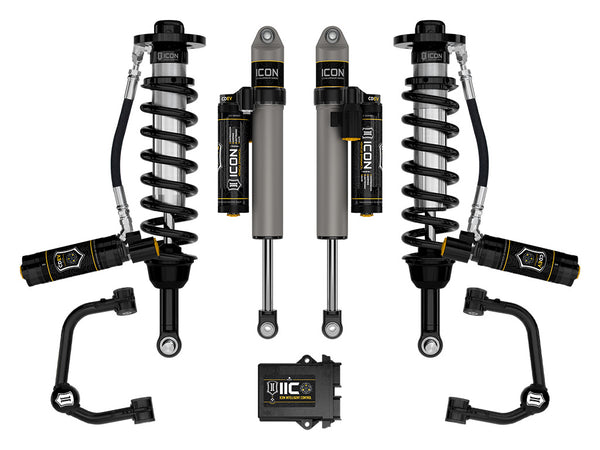 ICON 2021-2025 Ford F-150 Tremor, 2.5-3" Lift, Stage 5 Suspension System, Tubular — 4WD