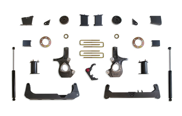 MaxTrac 7" Crossmember Lift Kit — Grey Powdercoat (K941370)