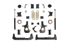 MaxTrac 7" Crossmember Lift Kit — 2014-2018 Chevy Silverado 1500 / GMC Sierra 1500 & 2015-2018 GMC Sierra, 4WD (Stamped Steel Or Aluminum Arms)