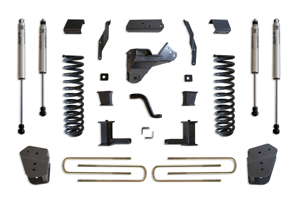 MaxTrac 6" Lift Kit (FOX SHOCKS) — Grey Powdercoat — 2020-2022 Ford F-250 / F-350 Super Duty (K943362F)