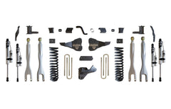 MaxTrac 6" Lift Kit with 4-Links (Vulcan Reservoir Shocks) — Grey Powdercoat — 2020-2022 Ford F-250 / F-350 Super Duty (K943362VRL)