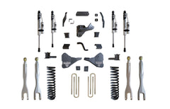 MaxTrac 4" Lift Kit with 4-Links (Vulcan Reservoir Shocks) — Grey Powdercoat — 2023-2025 Ford F-250 / F-350 Super Duty (K944341VRL)