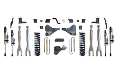 MaxTrac 6" Lift Kit with 4-Links (Vulcan Reservoir Shocks) — Grey Powdercoat — 2023-2025 Ford F-250 / F-350 Super Duty (K944362VRL)