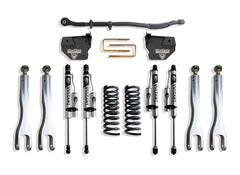 MaxTrac 2.5" Lift Kit with 4-Links (Vulcan Reservoir Shocks) — Grey Powdercoat — 2014-2026 Ram 2500 (K947225VRL)