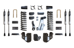 MaxTrac 4" Lift Kit (Vulcan Shocks) (Factory Rear Air Ride) — Grey Powdercoat — 2014-2018 Ram 2500 (K947241VA)