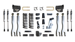 MaxTrac 4" Lift Kit with 4-Links (Vulcan Shocks) (Factory Rear Air Ride) — Grey Powdercoat — 2014-2018 Ram 2500 (K947241VLA)