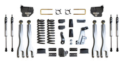 MaxTrac 6" Lift Kit with 4-Links (Vulcan Shocks) (Factory Rear Air Ride) — Grey Powdercoat — 2014-2018 Ram 2500 (K947263VLA)