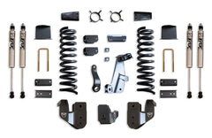 MaxTrac 8" Lift Kit (FOX SHOCKS) (FACTORY REAR AIR RIDE) — Grey Powdercoat — 2014-2018 Ram 2500 (K947285FA)